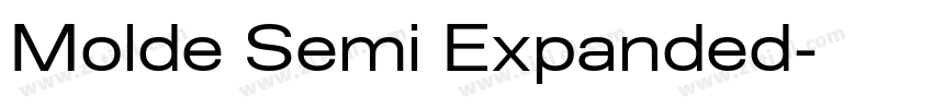Molde Semi Expanded字体转换